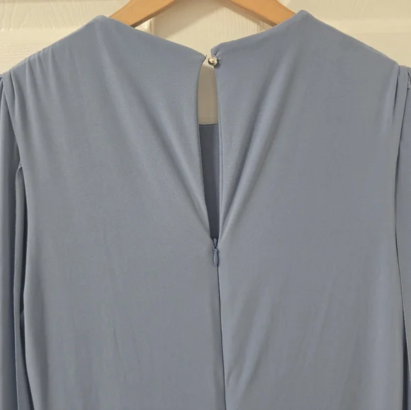 Club L London Divine Timing Cape Sleeves Maternity Maxi Dress Size L/12 - Picture 12 of 12